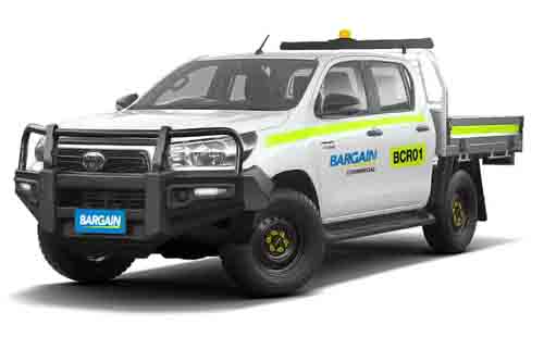 Commercial 4wd ute hire at Bargain Car Rentals